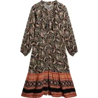 Superdry Vestido Curto De Manga Comprida Printed