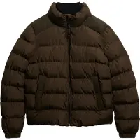 Superdry para homem. M5012287A Casaco Acolchoado Sports castanho (L), Marrom, Casual, Poliéster