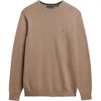Superdry para homem. M6110691A Camisola Essentials bege (XXL), Casual, Algodão