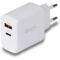 Lindy Carregador De Parede Usb-a E Usb-c 65w
