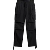 Superdry para mulher. W7011070A Calças cargo de cintura baixa Para preto (32/30), Casual, Algodão