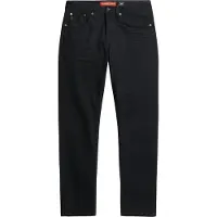 Superdry para homem. M7010887A Calças de ganga Vintage de corte direito e corte justo preto (31/34), Casual, Algodão, Denim, Algodão orgânic