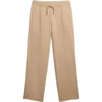 Superdry para mulher. W7011210A Studios calças jogger cinzentas (S), Casual, Esportivo, Algodão, Multisport, Taupe