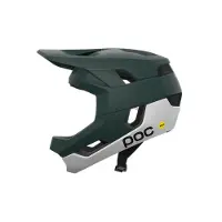 POC - Capacetes BTT - Otocon Race Mips Pargasite Green Matt/Hydrogen White Matt para Unissexo - Tamanho 59-62 cm - Verde