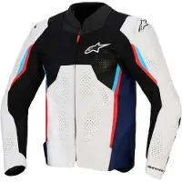 Alpinestars AST V3 Air Casaco de tecido Prateado/Azul/Vermelho 3XL