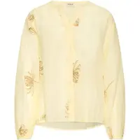 Fransa Blusa 'FRWINA' castanho claro / amarelo claro