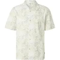 INDICODE JEANS Camisa 'Bilbasso' areia / verde / verde pastel