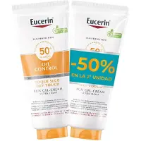 Eucerin Sun Gel Creme Oil Control Dry Touch spf50+ 2 X 200 ml
