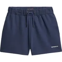 Superdry para mulher. W7110474A Calções lisos azul-marinho (XL), Casual, Algodão