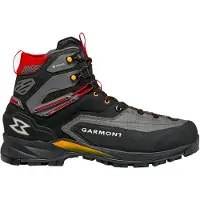 Garmont - Calçado caminhada homem - Akron Mid GTX Black/Orange para Homem - Tamanho 8,5 UK - Cinzento