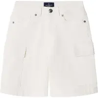 Hackett London para menino. HK8000005 Calções de ganga Cargo branco (11años= 146cm), Casual, Algodão, moda infantil