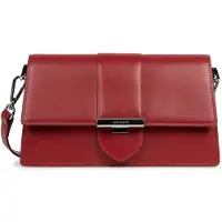 LANCASTER PARIS Mala de ombro 'Ily' vermelho