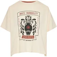 Funky Buddha Camisa creme / vermelho ferrugem / preto