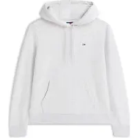 Tommy Hilfiger Sweatshirt 'Flag Embroidery Drawstring' cinzento claro