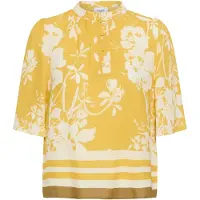 Saint tropez Blusa 'RashedaSZ' creme / umbra / amarelo dourado