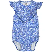 Müsli Macacão/Body azul / branco