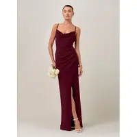 BWLDR Vestido de festa 'Gemma' vermelho escuro