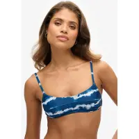 Superdry para mulher. W3010368A Top de biquíni azul tie-dye (XL), Casual, Beachwear, Poliéster