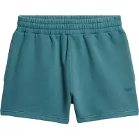 Superdry para mulher. W7110387A Calções de fato de treino Vintage Wash Turquoise (L), Casual, Algodão, Turquesa