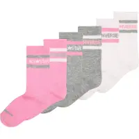 Converse Kids Meias Basic Wordmark Crew 6 Pares