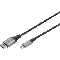 Digitus Db-340106-020-s Cabo Displayport Para Mini Displayport 1.4 2 M