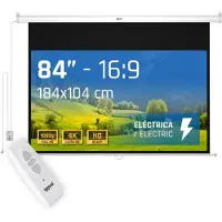 Iggual Monitos Tela De Projeção Elétrica 184x104 Cm 84´´
