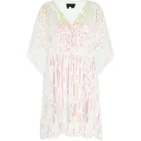 NAEMI Vestido de cocktail amarelo / rosa / branco