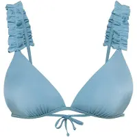 LASCANA Top de biquíni azul claro