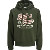 Jack & Jones Moletom Com Capuz Logo 2 Col