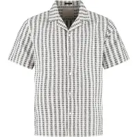 Dstrezzed Camisa 'Lucas Resort' navy / branco
