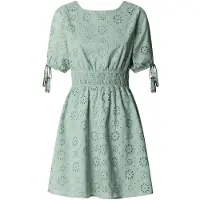 Pepe Jeans para mulher. PL9537792 Vestido verde Chiara (S), Casual, Algodão, Manga curta