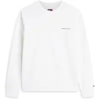 Tommy Hilfiger Sweatshirt 'Logo' preto / branco