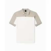 Armani Exchange para homem. XM002151AF22062M1297 Polo Elegante em branco (3XL), Casual, Algodão, Manga curta