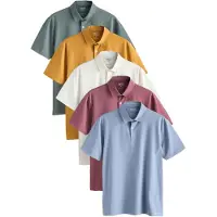 Next Camisa ecru / azul claro / amarelo escuro / jade / magenta
