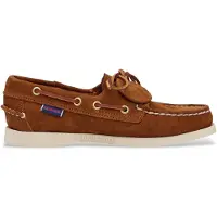 Sebago para mulher. 77131JW Mocassins de couro Portland Artisan Ox castanhos (37), Marrom, Plano, Cordão, Casual