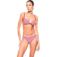 EA7 para mulher. 7W001483_AF24572 Biquíni Água vermelha (XS), Vermelho, Beachwear, Viscoso