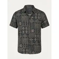 KOROSHI Camisa cinzento / preto