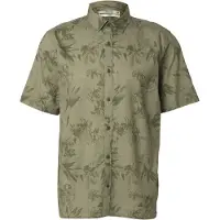 INDICODE JEANS Camisa 'Bloomer' verde / oliveira