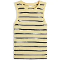 Tommy Hilfiger Top amarelo claro / preto / branco