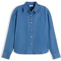 Tommy Hilfiger Blusa 'Boxy Fit Lightweight' azul ganga