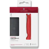 Victorinox SwissClassic Cutting Board Picnic Knife Set 6.7191.FC1 Chili Red, conjunto de piquenique de 2 peças