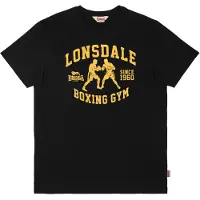 Lonsdale Camisa 'Thewles' amarelo / preto