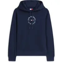 Tommy Hilfiger Sweatshirt 'Logo Drawstring' navy / vermelho / branco