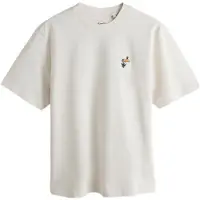 Next Camisa azul / amarelo escuro / preto / branco