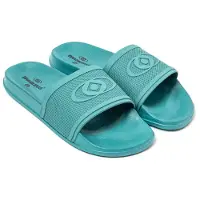 Brasileras Sapato de praia/banho 'Splash' azul ciano