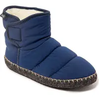 Nuvola Nuvola. Pantufa 'Boot Road' azul escuro