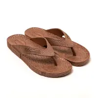 Brasileras Sapato de praia/banho 'Gummix' castanho