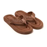 Brasileras Chinelos de dedo 'Flopee' castanho