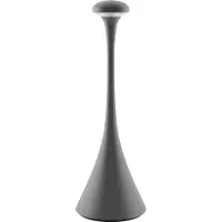 Sigor Candeeiro de mesa recarregável Nudrop LED, IP54, cinzento grafite