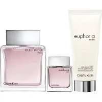 Calvin Klein Coffret : Euphoria Eau De Toilette Para Homem 100 ml + Euphoria Eau De Toilette Para Homem 15 ml *Miniatura + Euphoria Bálsamo Aftershave